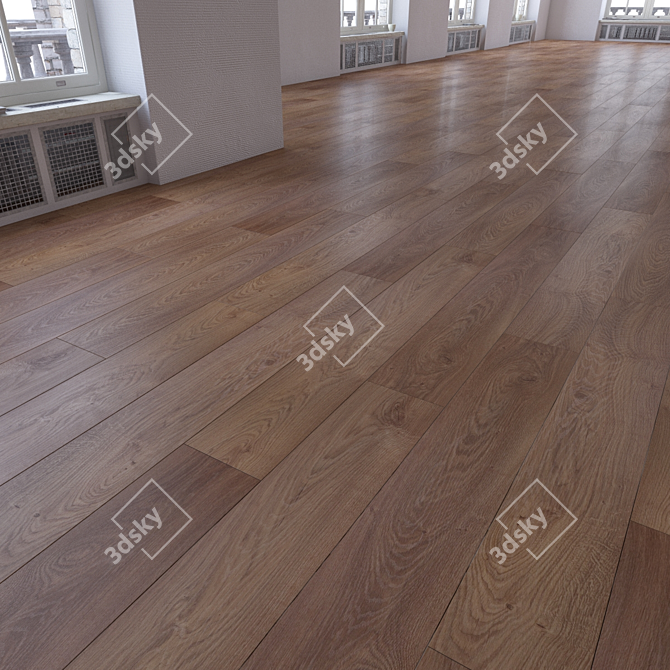 Versatile Wood Floor Textures 3D model image 1