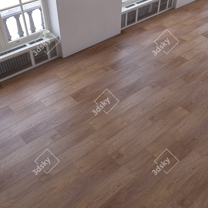 Versatile Wood Floor Textures 3D model image 2