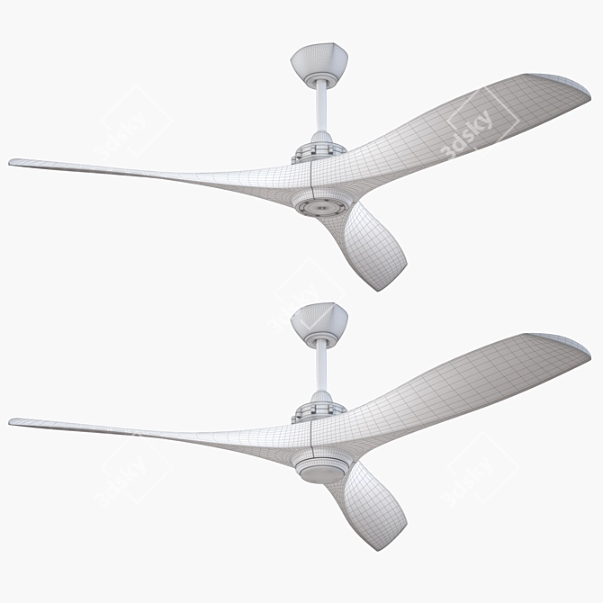 Minka Aire Aviation Ceiling Fan 3D model image 3