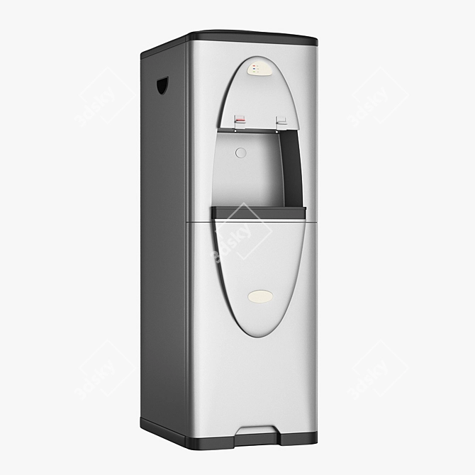 PureFlow H2O Bottleless Water Cooler 3D model image 1