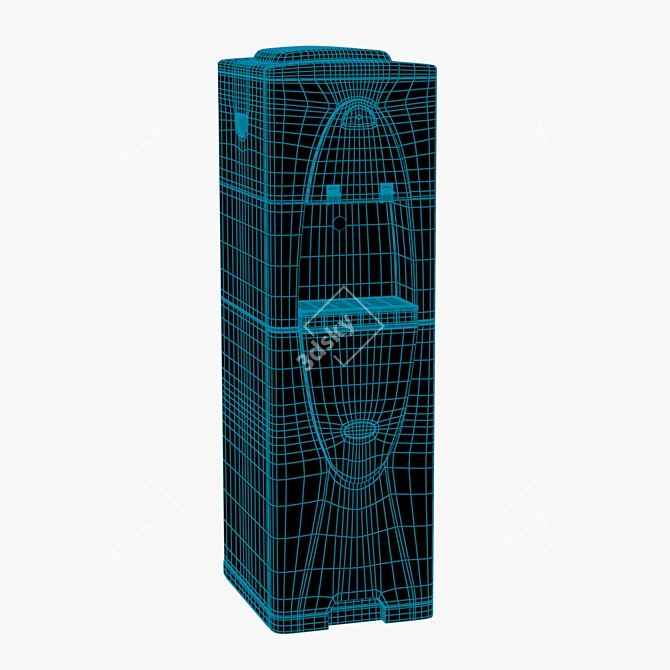 PureFlow H2O Bottleless Water Cooler 3D model image 3