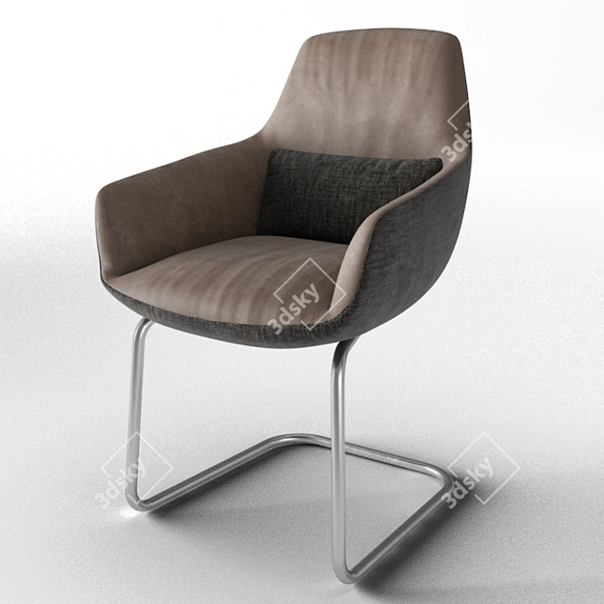 ErgoGlide Armchair 3D model image 1