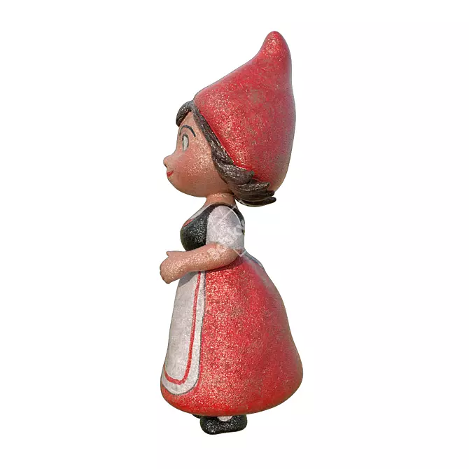 Classic Garden Gnome 3D model image 2