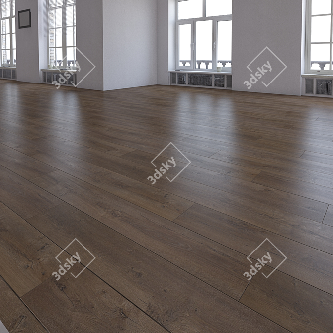 Versatile Parquet Texture Set 3D model image 3