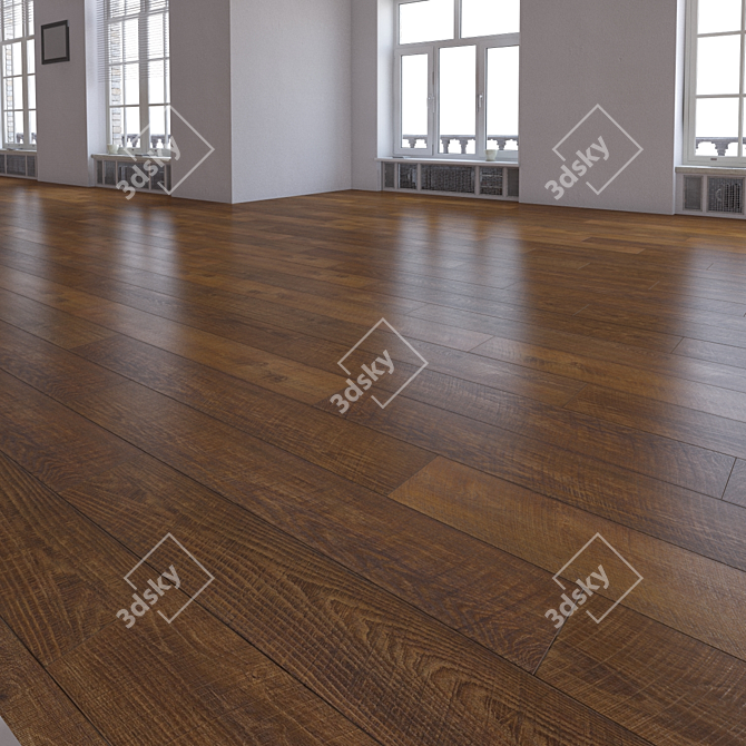 Title: Versatile Parquet Flooring Set 3D model image 2