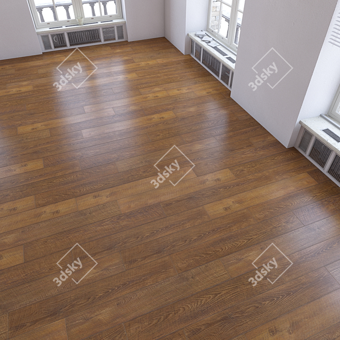 Title: Versatile Parquet Flooring Set 3D model image 3