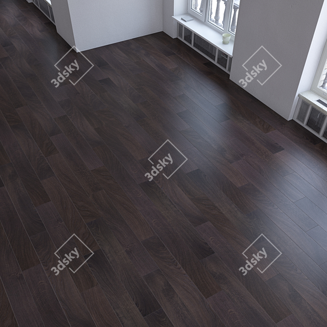 Versatile Parquet Floor Set 3D model image 3