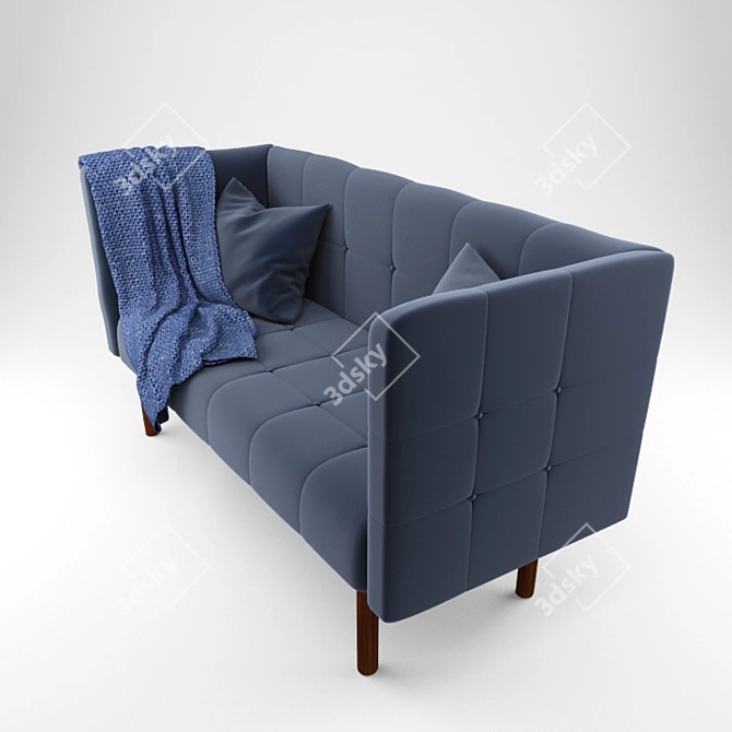 Elegant Classic Sofa by Unknown Brand 3D model image 3