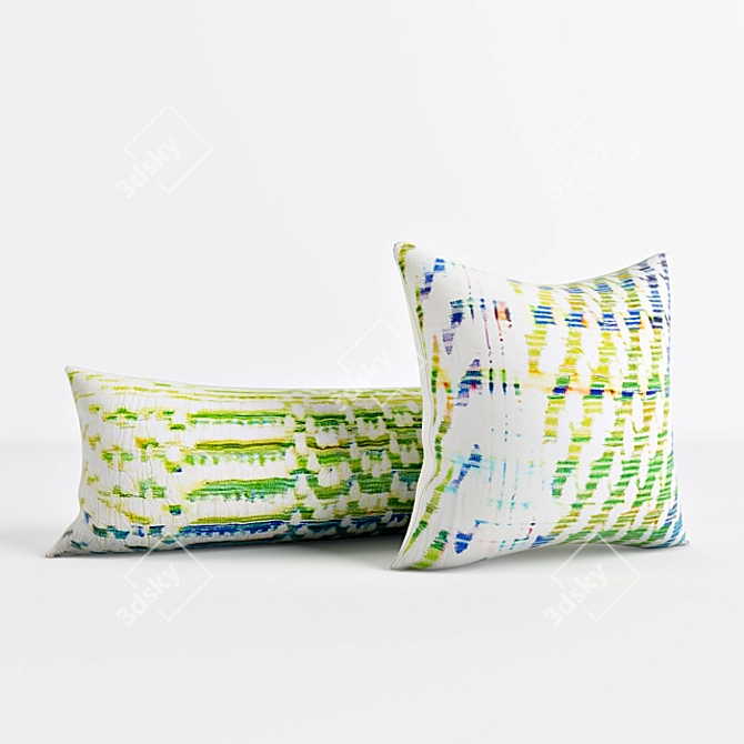 Cozy Comfort Pillow Set 3D model image 1