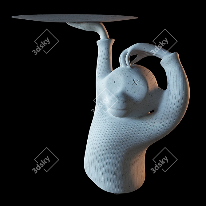 Manki Monkey Table: Modern Design for Stylish Interiors 3D model image 2