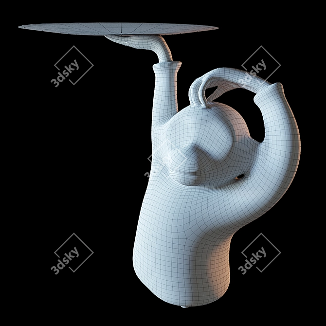 Manki Monkey Table: Modern Design for Stylish Interiors 3D model image 3