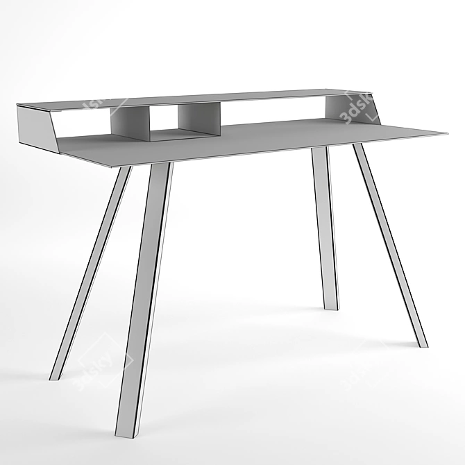 Jahnke Smart Work Glass Desk 3D model image 3