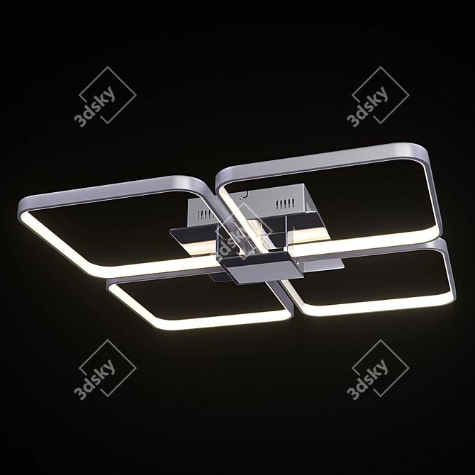 Regenbogen LED Chandelier: Stylish Ceiling Lighting for Living Room, Bedroom, Cafe, Kitchen  3D model image 1