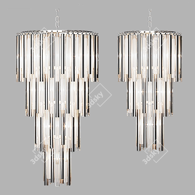 Elegant Gigi Chandelier L 3D model image 1