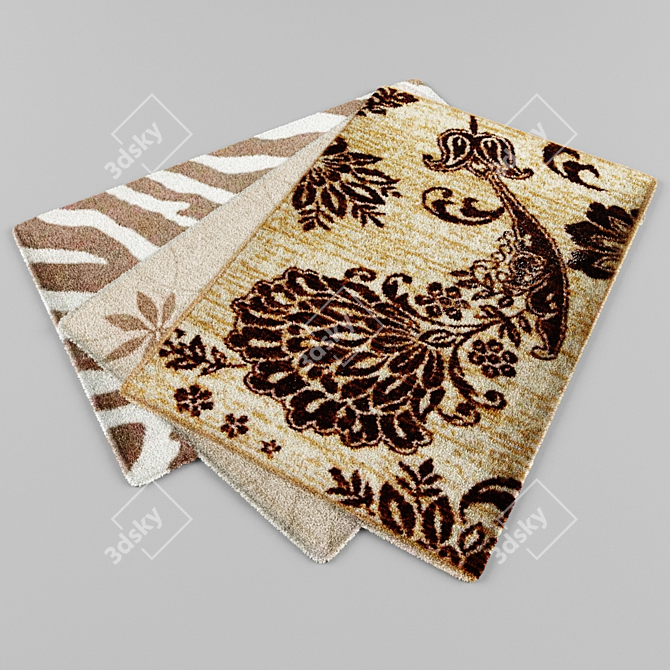 Luxury 2015 Carpet Design 3D model image 1