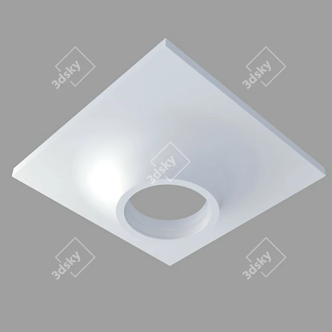 Capella SN 108 - Stylish Directional Recessed Gypsum Spotlight 3D model image 2