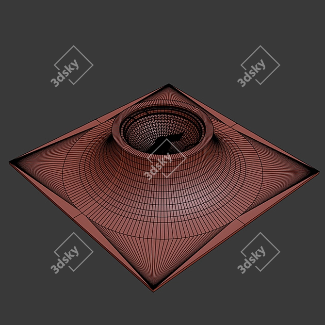 Capella SN 108 - Stylish Directional Recessed Gypsum Spotlight 3D model image 3