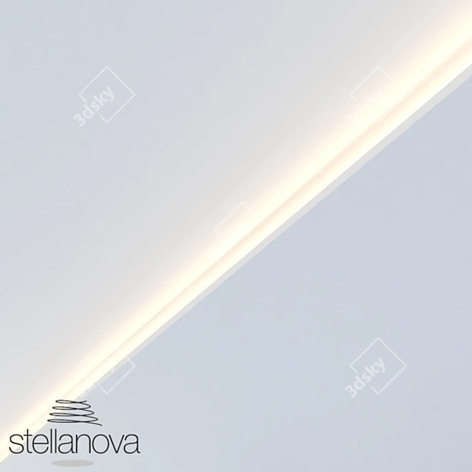 Title: Seamless Gypsum Profile Light 3D model image 1