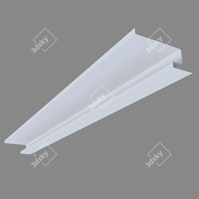 Title: Seamless Gypsum Profile Light 3D model image 2