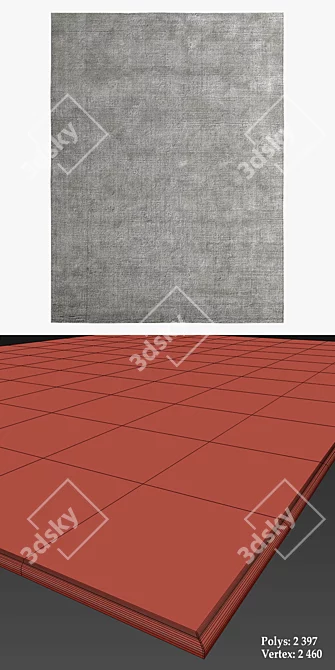 Restoration Hardware Rugs Collection 3D model image 3