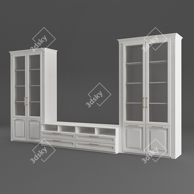 Modern Fusion Cabinet 3D model image 1