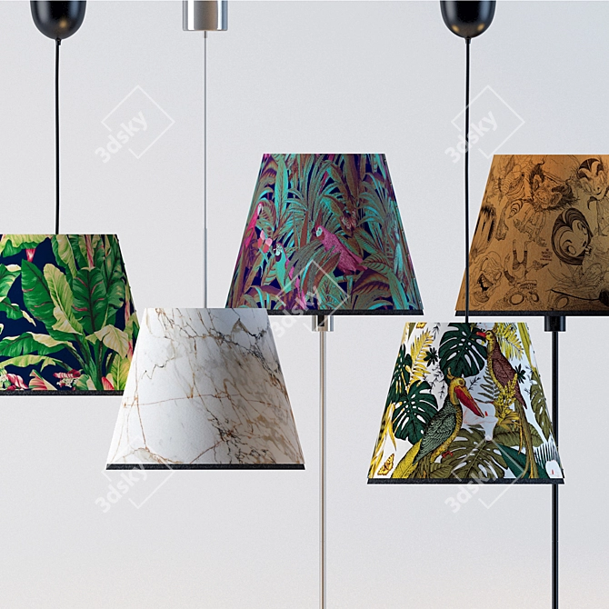 Felted Lighting: Custom Designs 3D model image 2