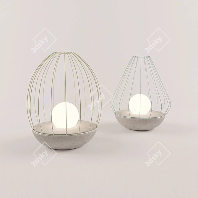 OVA Lights Collection: Modern Stylish Studio Lamps 3D model image 1