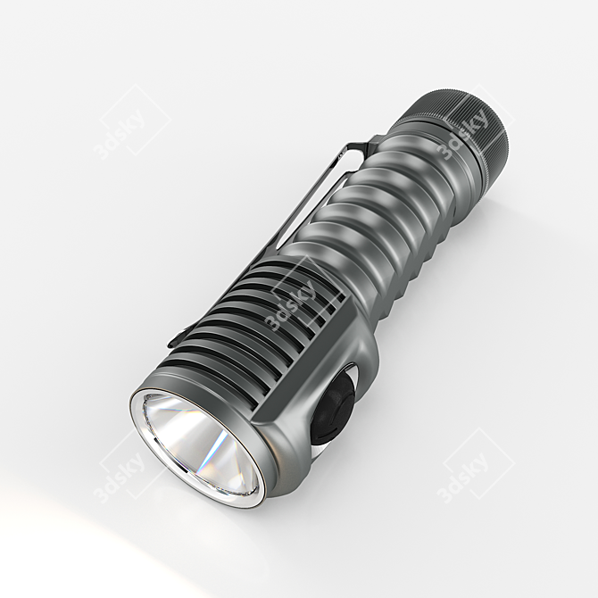 ZebraLight Ultra-Bright LED Flashlight 3D model image 1