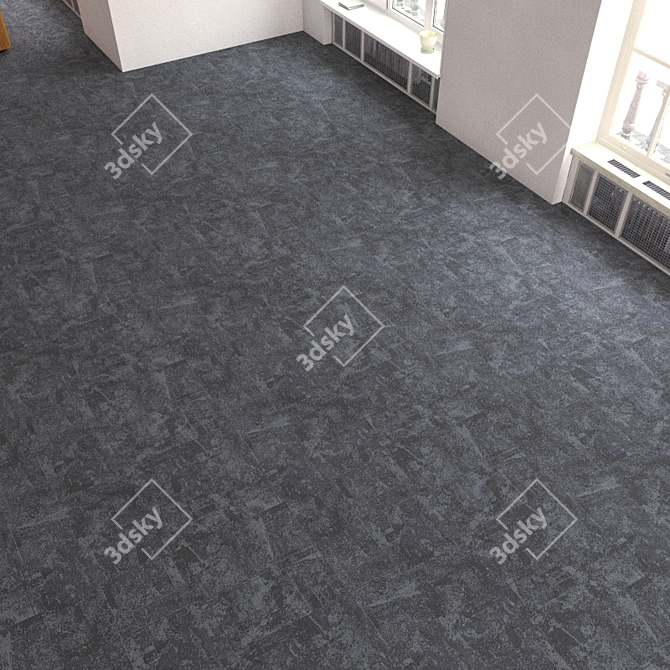 Versatile Carpet Tile: Seamless High-Resolution Texture 3D model image 1