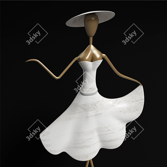 Elegant Dancer's Dream 3D model image 2