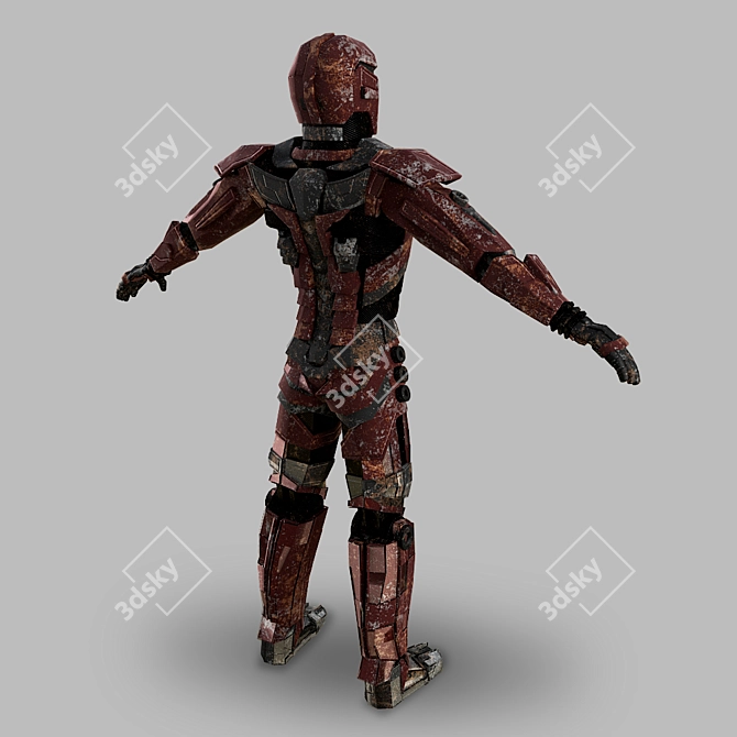 Robo Rudi - 3D Humanoid Robot Model 3D model image 2