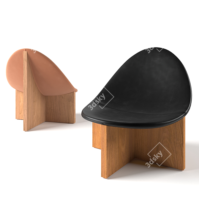 Comfort Nest Chair 3D model image 1