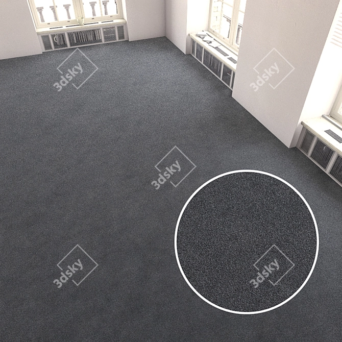 Versatile Carpet Tile Set 3D model image 1