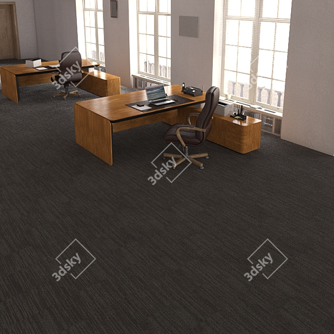 Soft-Blend Carpet Tiles 3D model image 2