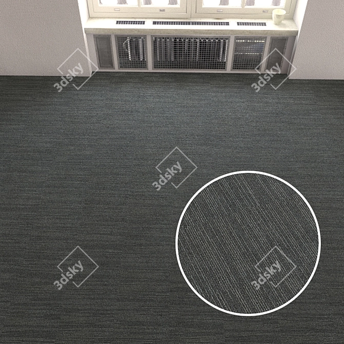 Interface Carpet Tiles | High-Resolution Texture | 50x50cm Size 3D model image 1