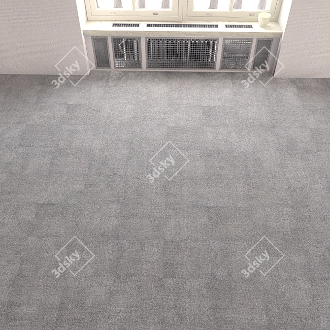 Soft-Step Carpet Tiles 50x50 | High-Res Seamless Texture 3D model image 2