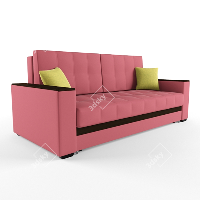 Convertible Sofa Atlanta 066 | Euro Sleeper | 160x200 Bed 3D model image 1