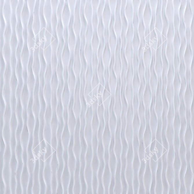 3D Gypsum Wall Panels STEMS 3D model image 2