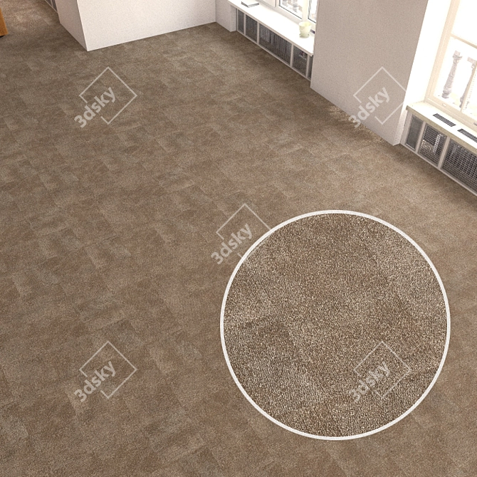 Interface Carpet Set 3D model image 1