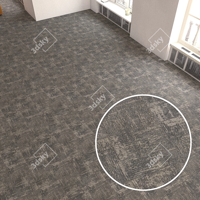 SoftStep Carpet Tiles 3D model image 1