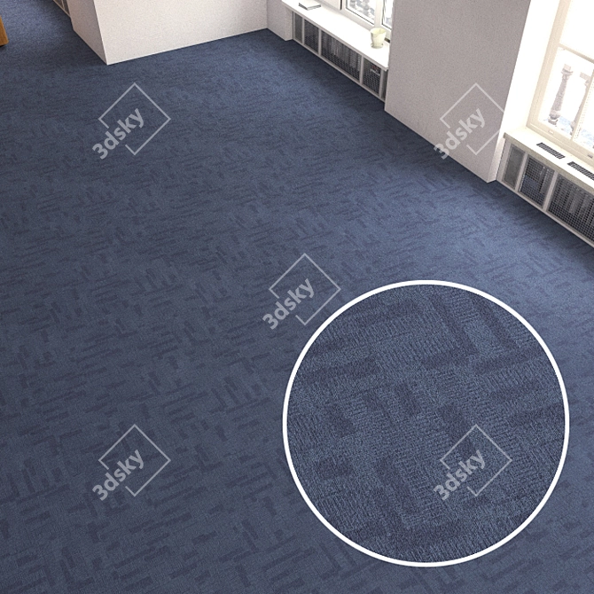 Soft Touch Carpet Tiles 3D model image 1