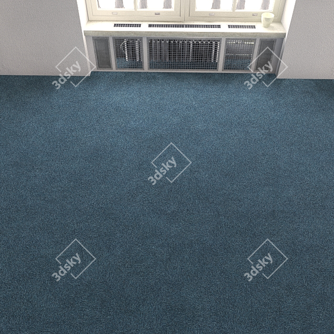 Title: Seamless Carpet Tiles with High Resolution Texture 3D model image 2