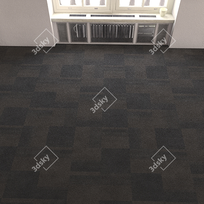 High-Resolution Carpet Tiles 3D model image 2