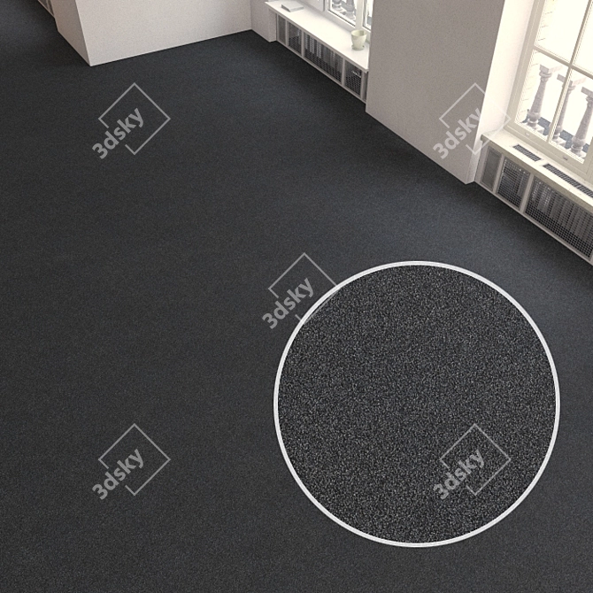 Premium Carpet Tiles: High-resolution, Seamless Texture + 8 Bonus Textures 3D model image 1