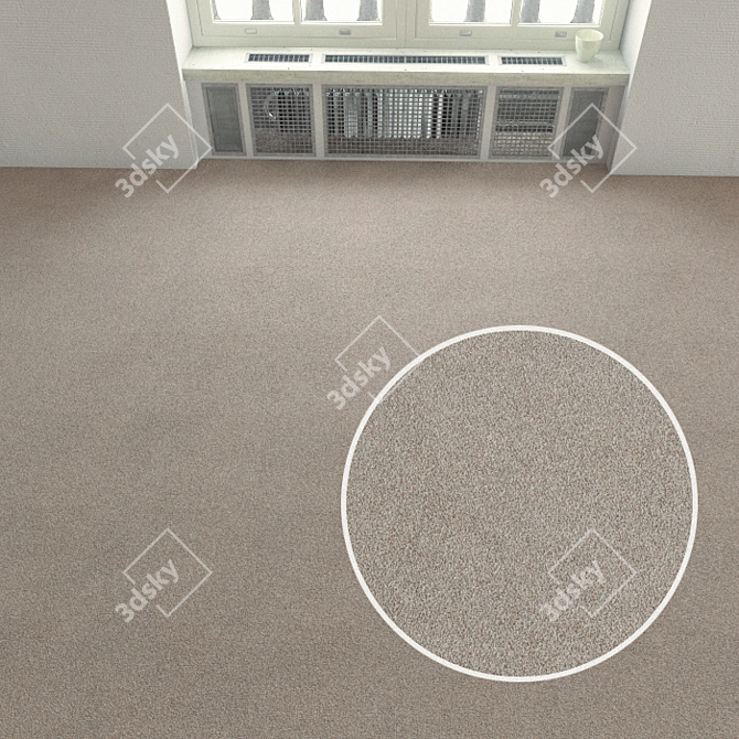 Title: Seamless Carpet Tiles 3D model image 2