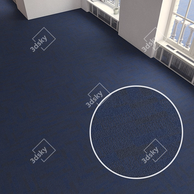 High Resolution Carpet Tiles 3D model image 1