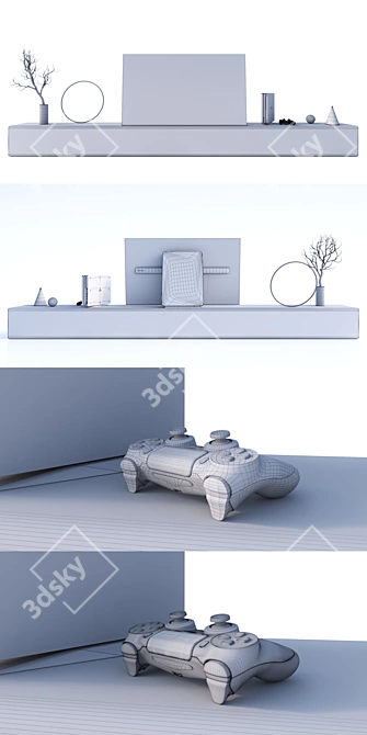 SONY Stand | Stable and Stylish Stand for Your Devices 3D model image 3