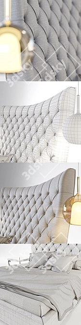 Luxury Tosca Sofa Bed - 210x247x182cm 3D model image 3