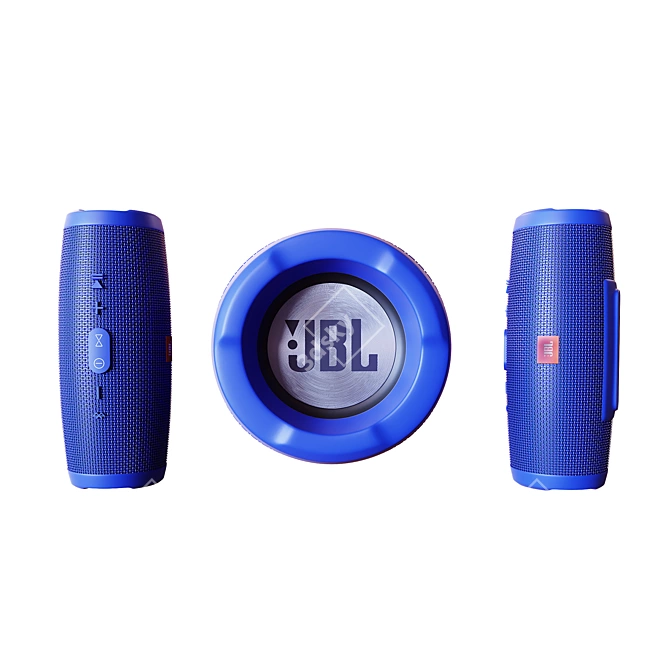 JBL Charge 3 Portable Speaker 3D model image 1