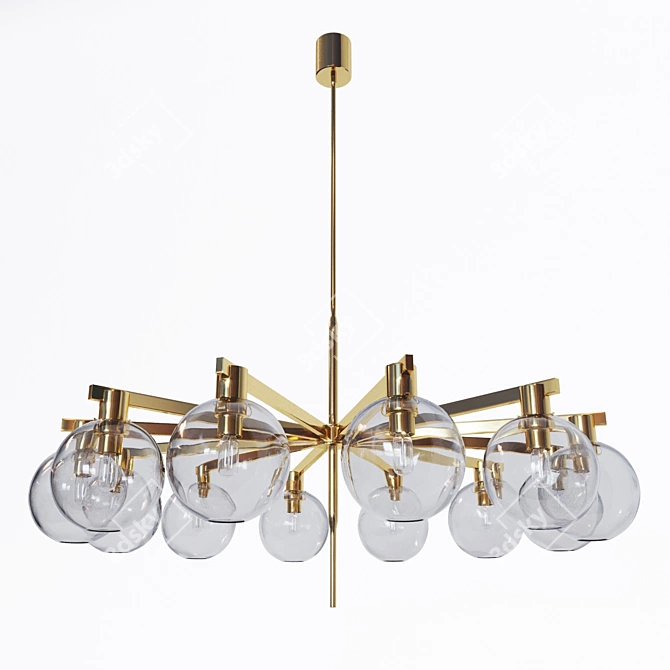 Hans-Agne Jakobsson Ceiling Lamp 3D model image 1